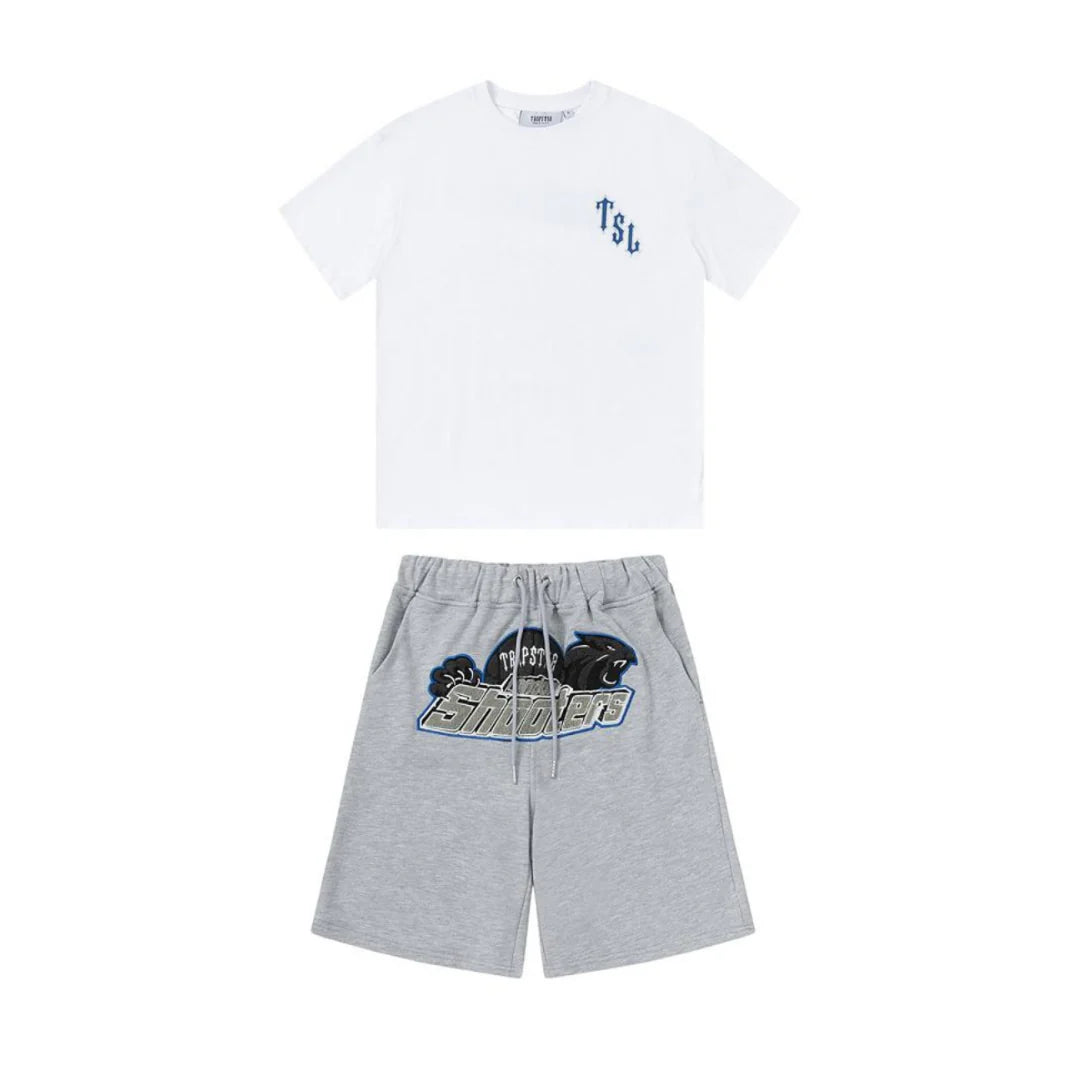 LONDON SHOOTERS WHITE SHORT SET
