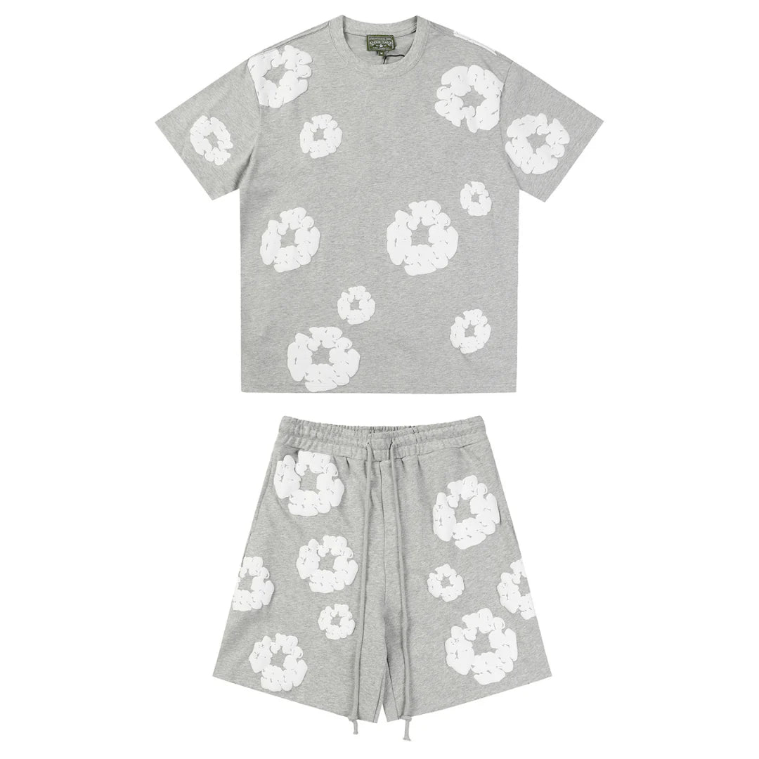 DENIM TEARS GREY SHORT SET