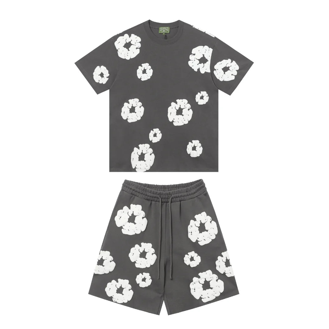 DENIM TEARS CARBON SHORT SET