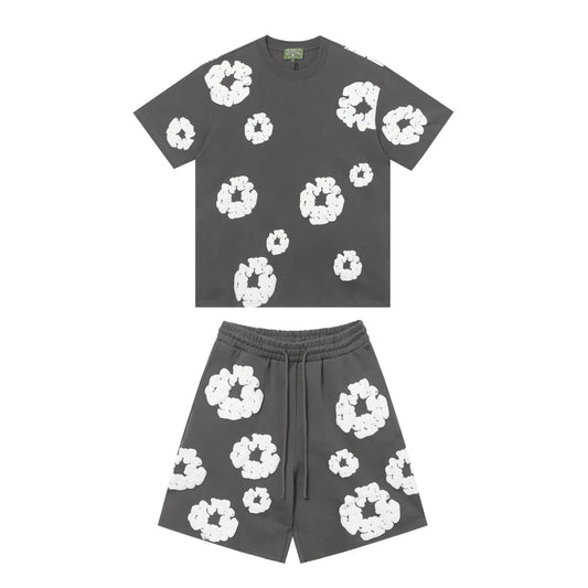 DENIM TEARS CARBON SHORT SET