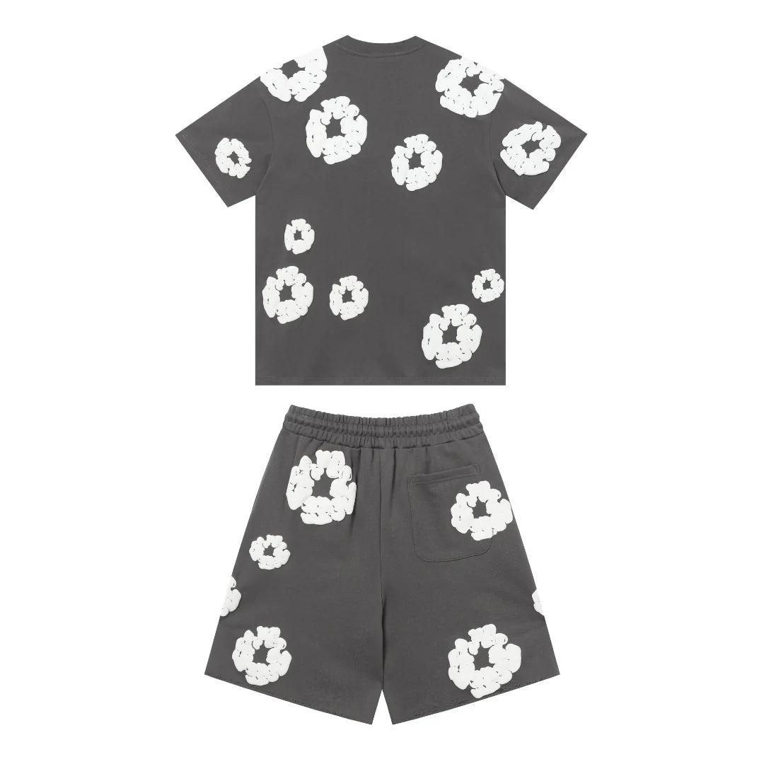 DENIM TEARS CARBON SHORT SET