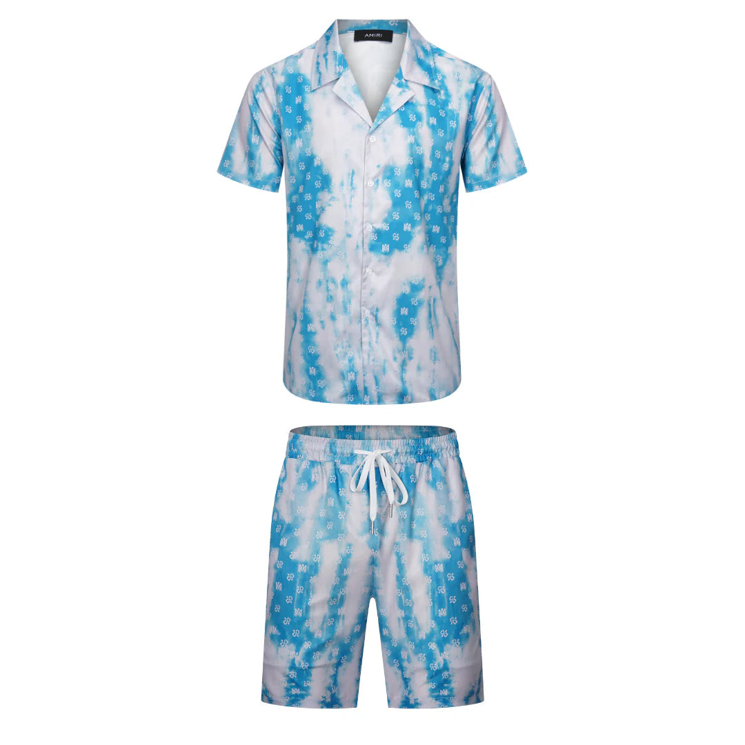 AMR MONOGRAM SHORT SET