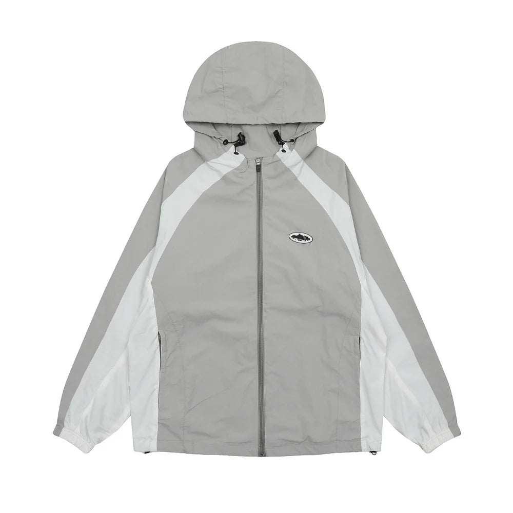 GREY WINDBREAKER