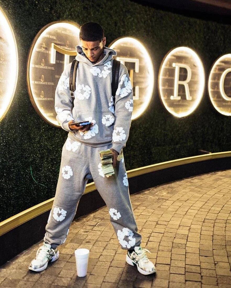 DENIM TEARS GREY TRACKSUIT