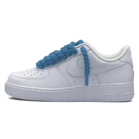 AF1 WHITE - PURPLE ROPE LACES