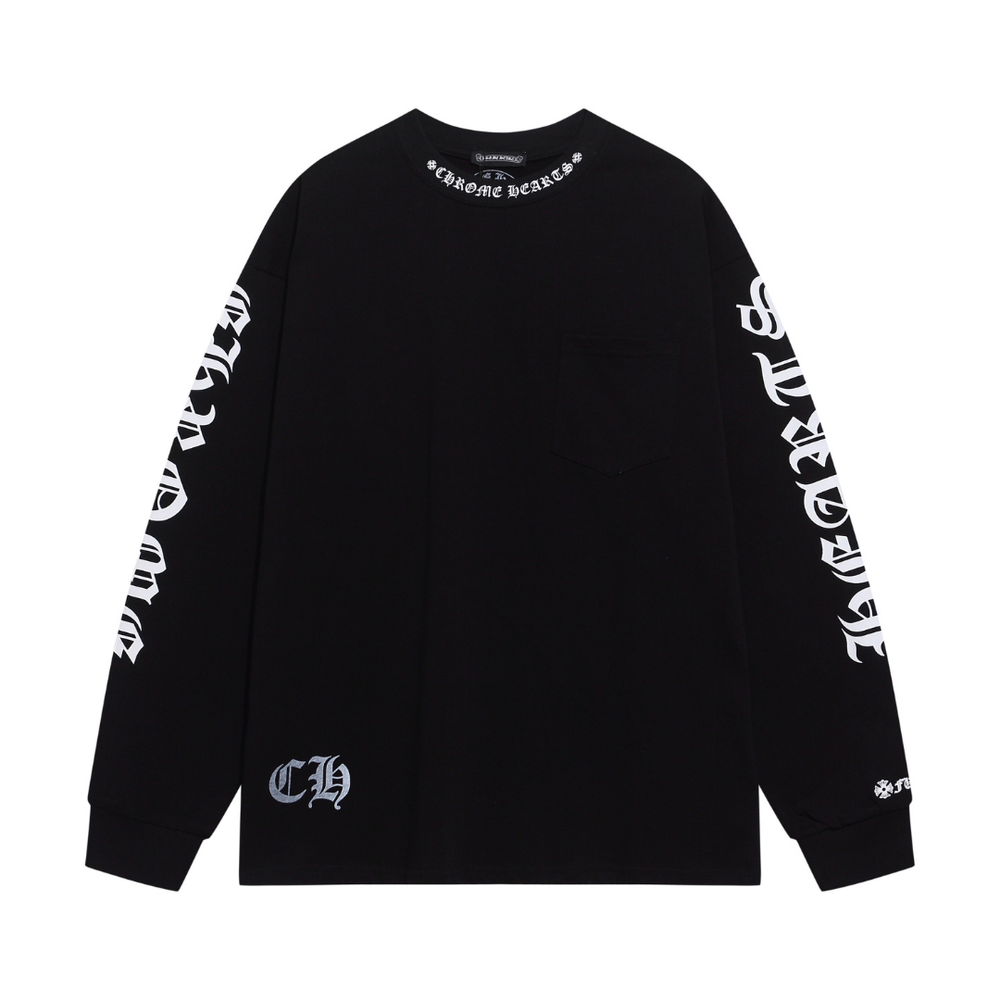 SUDADERA CHROME HEARTS NEGRO