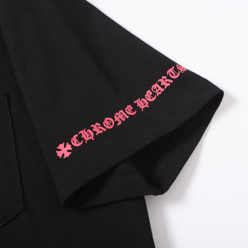 CAMISETA CHROME HEARTS NEGRO