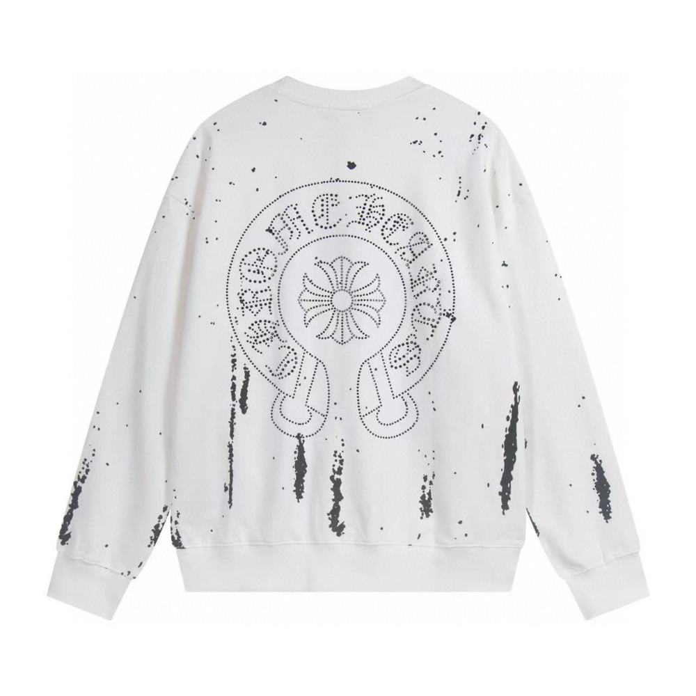 SUDADERA CHROME HEARTS BLANCO