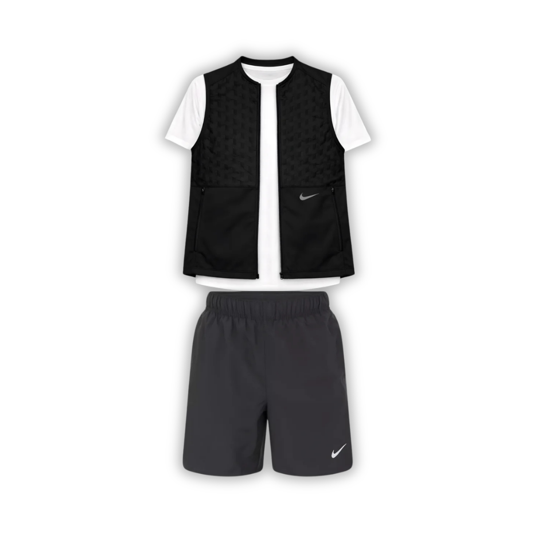 Monogram short set