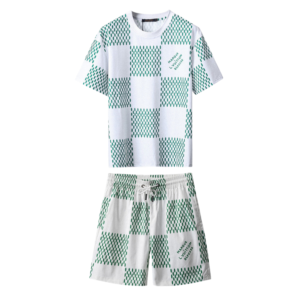 MONOGRAM SHORT SET