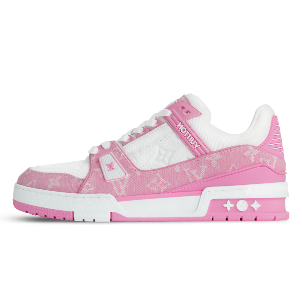 LV MONOGRAM PINK WHITE TRAINER