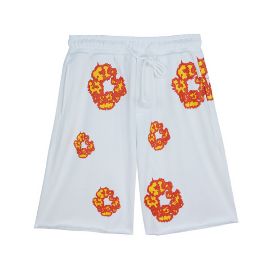 DENIM TEARS WHITE SHORTS