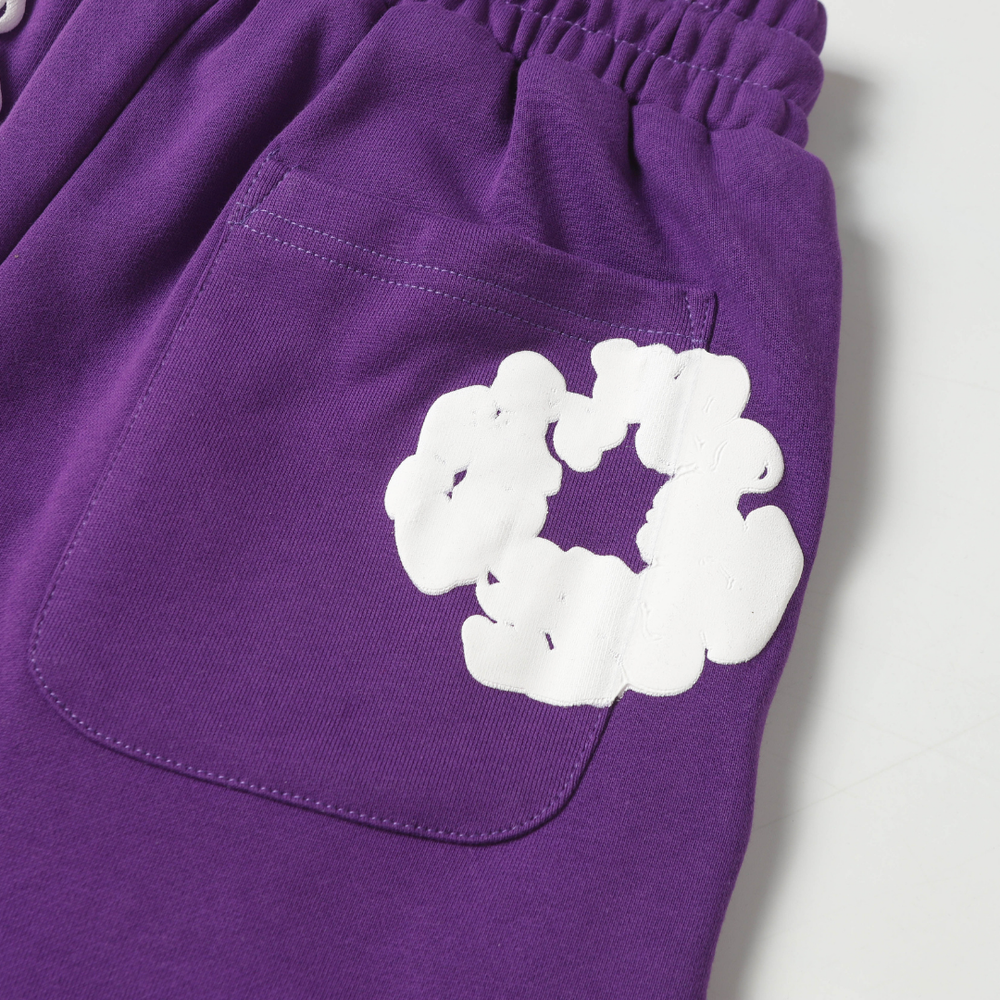 DENIM TEARS PURPLE SHORT SET