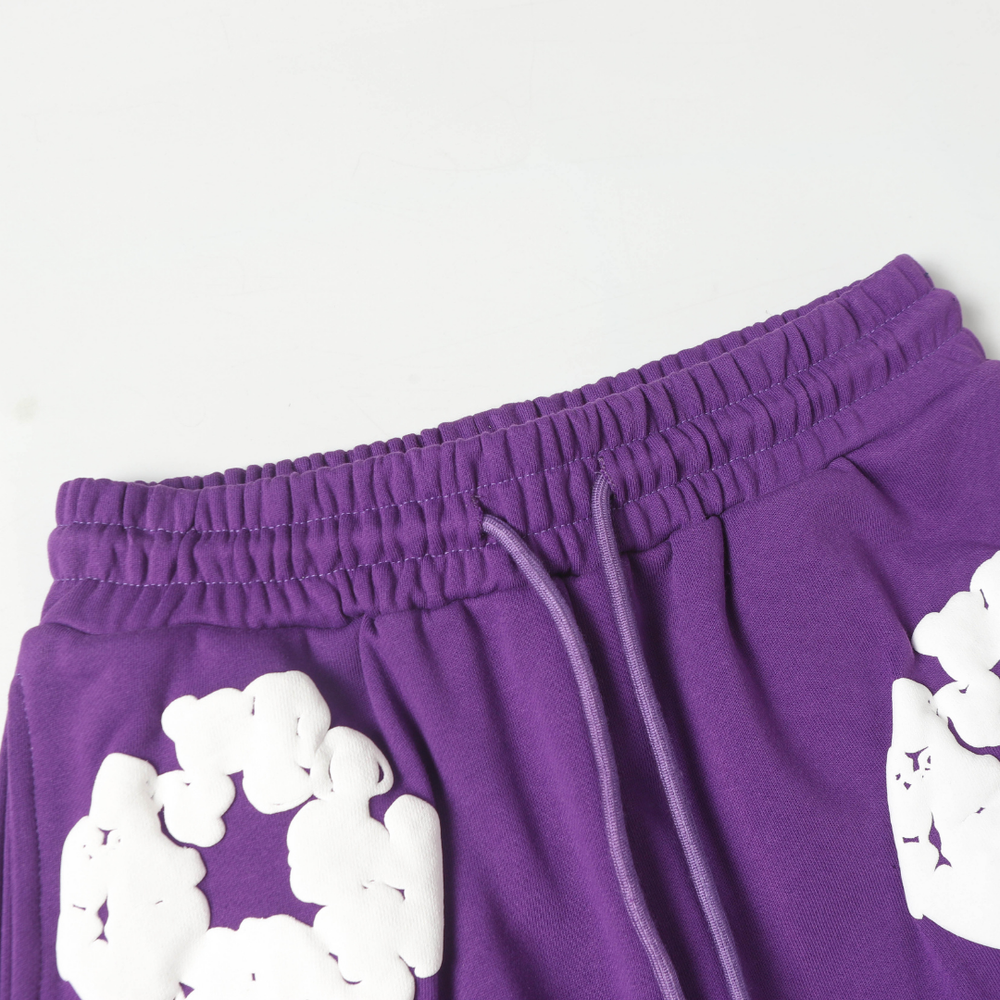 DENIM TEARS PURPLE SHORT SET