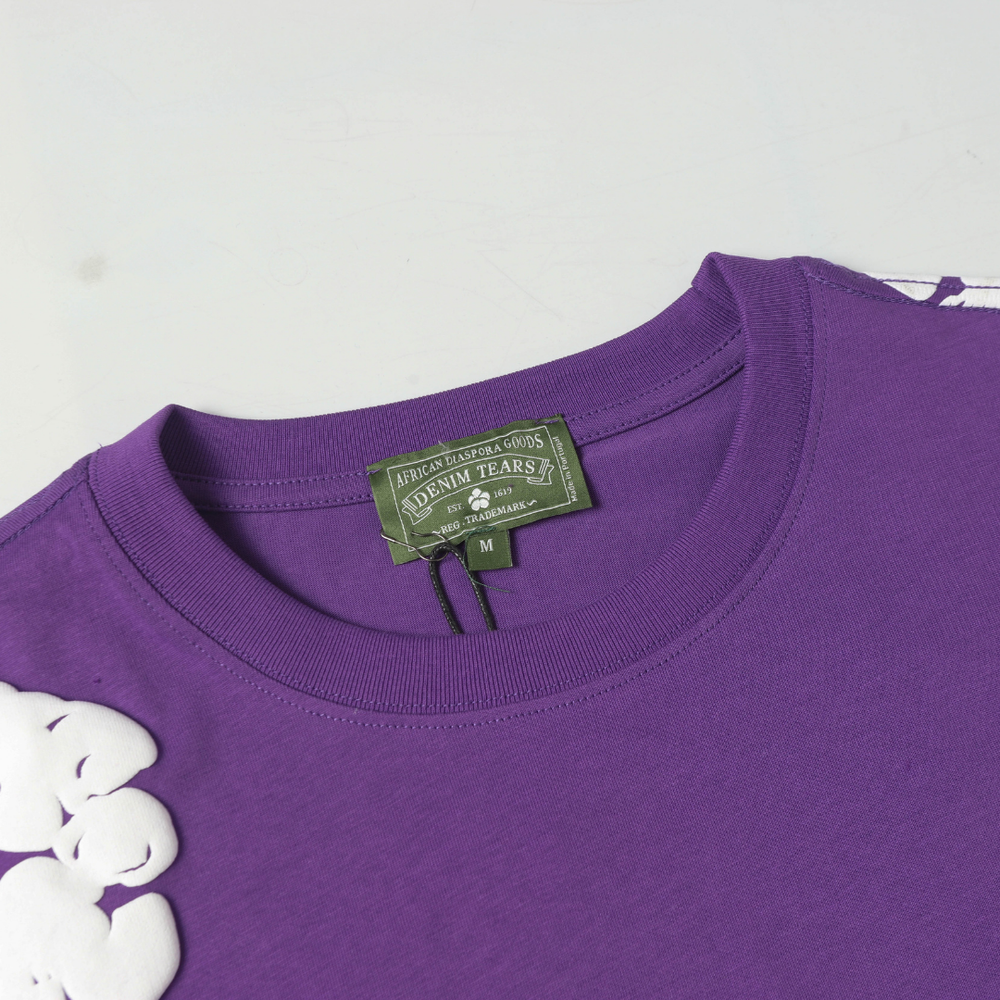 DENIM TEARS PURPLE SHORT SET