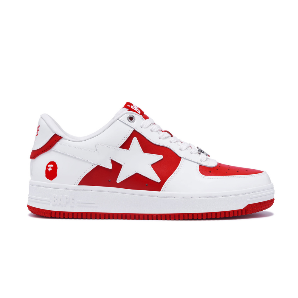 BAPE BAPESTA WHITE RED