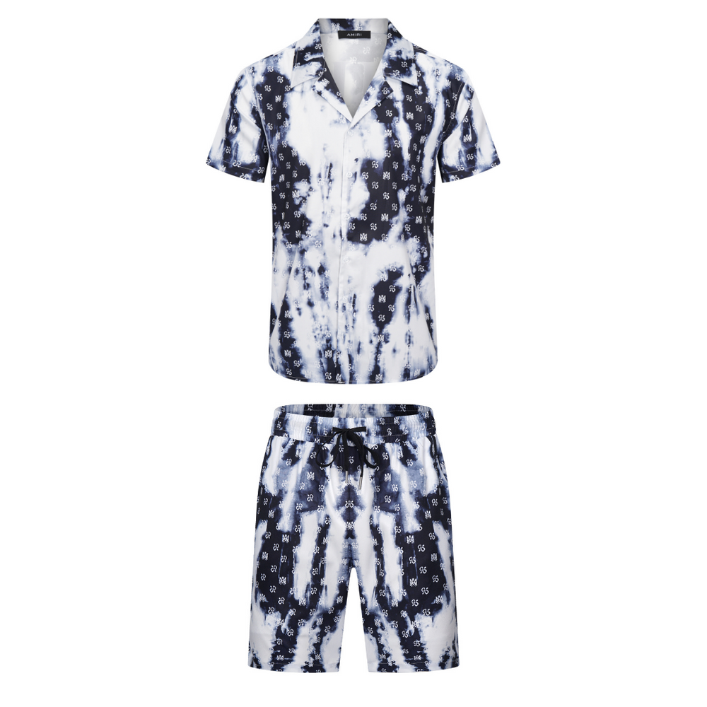 AMR MONOGRAM SHORT SET