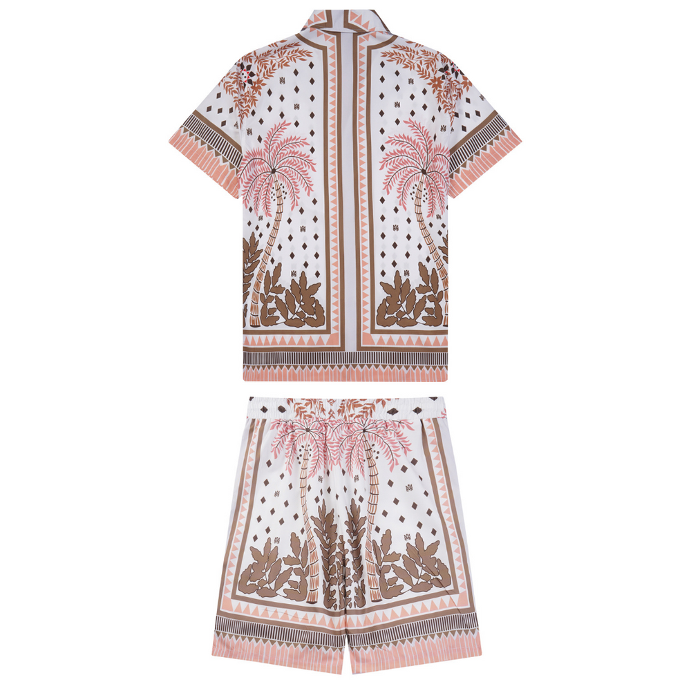 AMR MONOGRAM SHORT SET