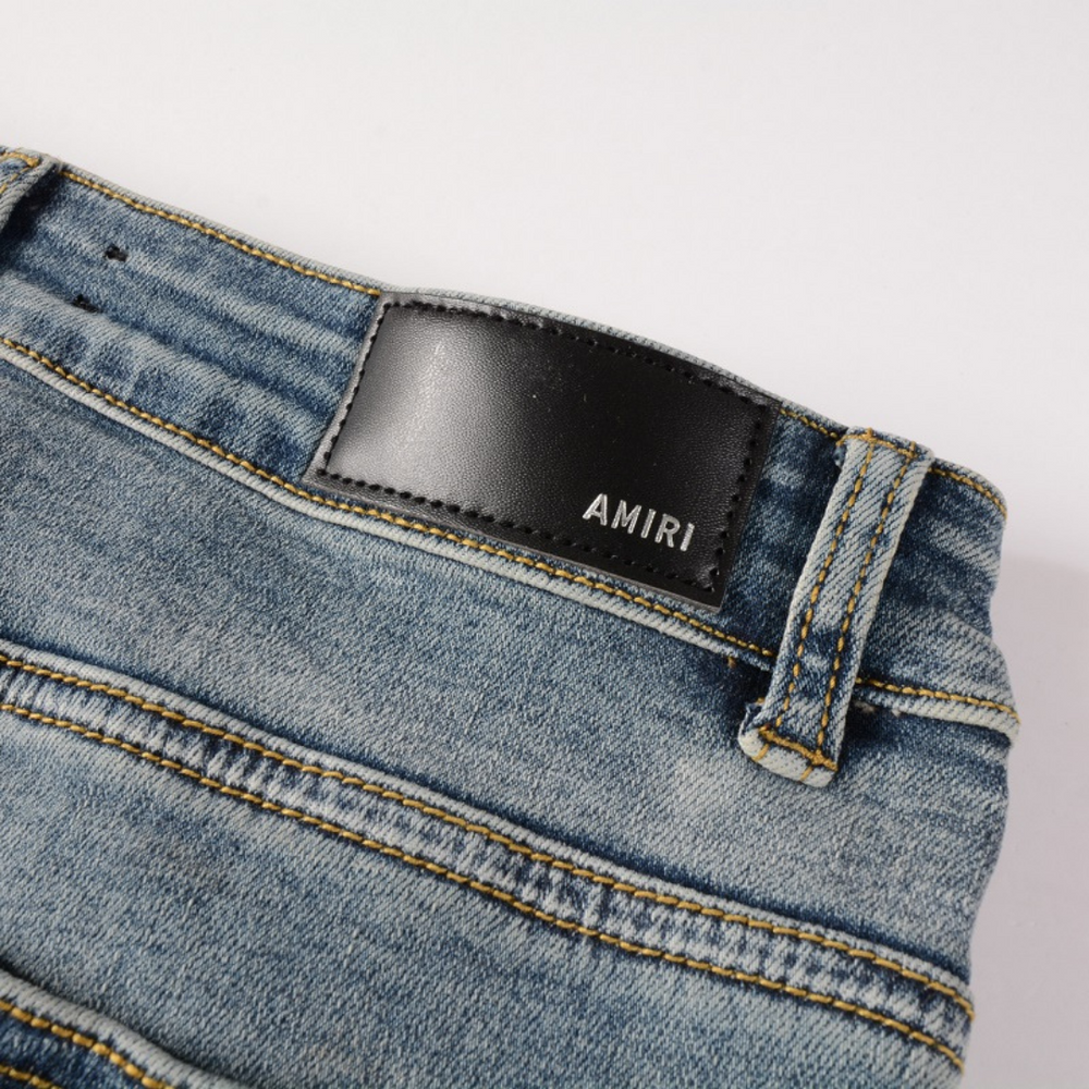 AMR BLACK LOGO JEANS