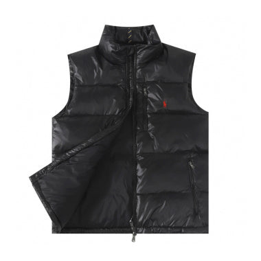 POLO GLOSSED BLACK GILET