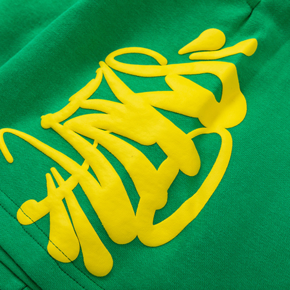 SYNA WORLD GREEN YELLOW SHORT SET