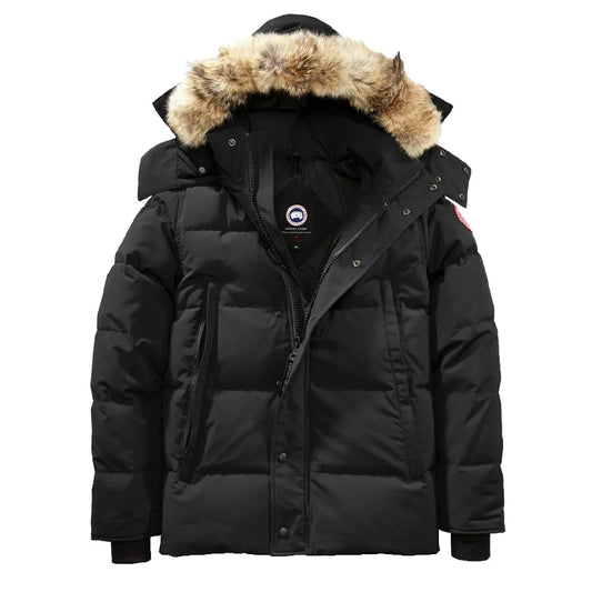 CANADA GOOSE BLACK WYNDHAM PARKA