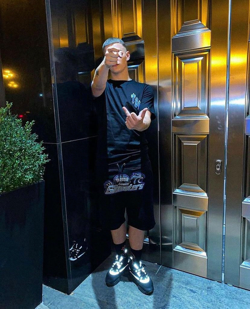 LONDON SHOOTERS BLACK SHORT SET