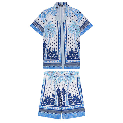 AMR MONOGRAM SHORT SET
