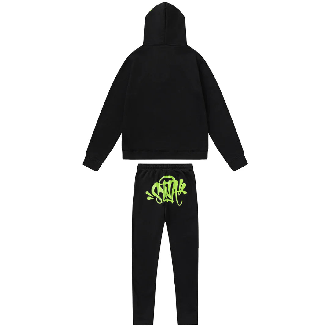 SYNA WORLD BLACK GREEN TRACKSUIT