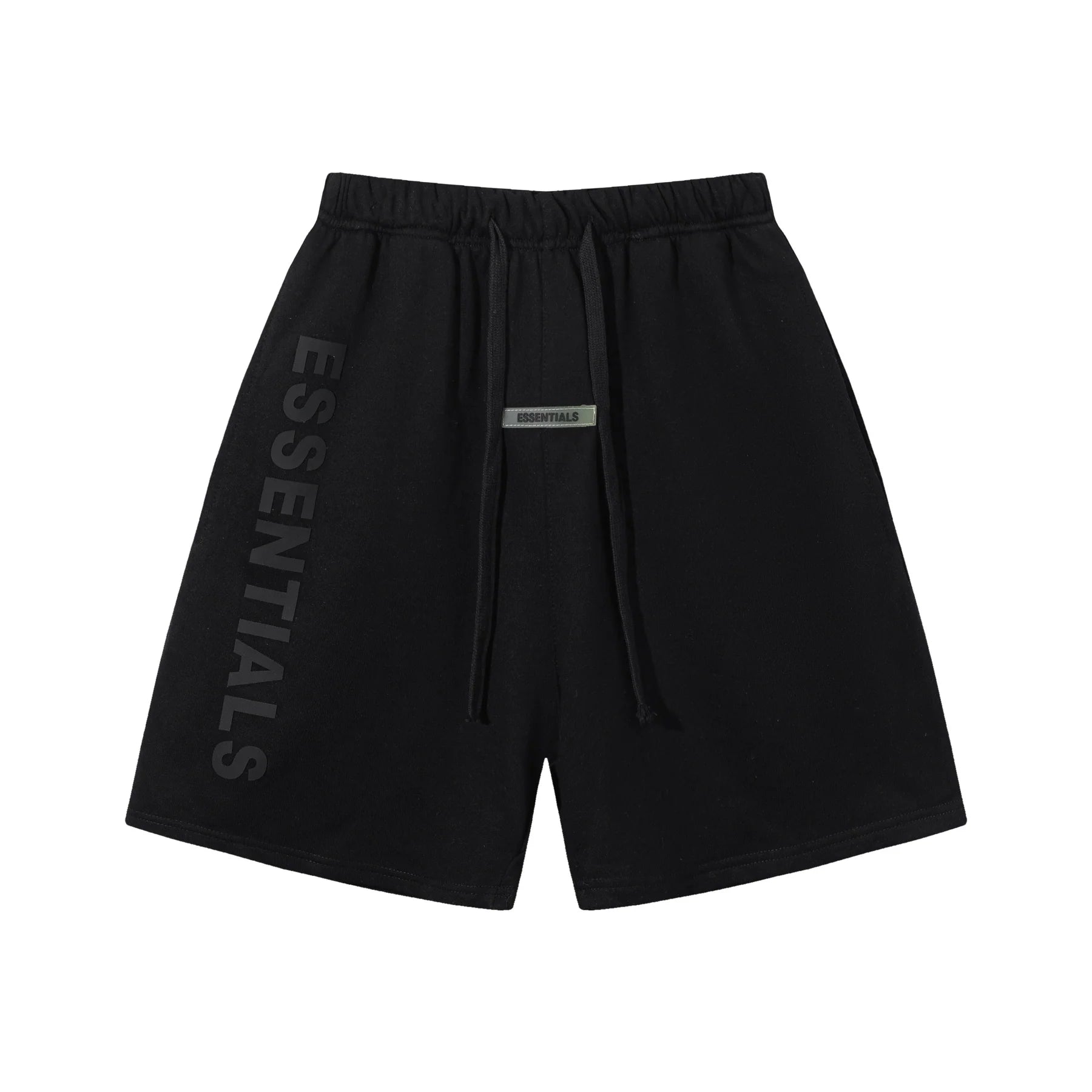 ESSENTIALS BLACK SHORTS