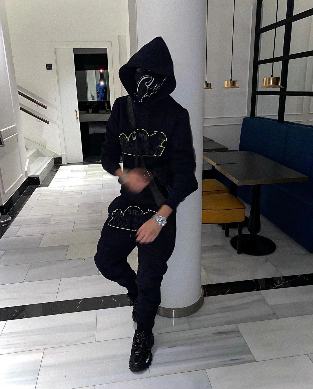 SHOOTERS HOODED LIME TRACKSUIT