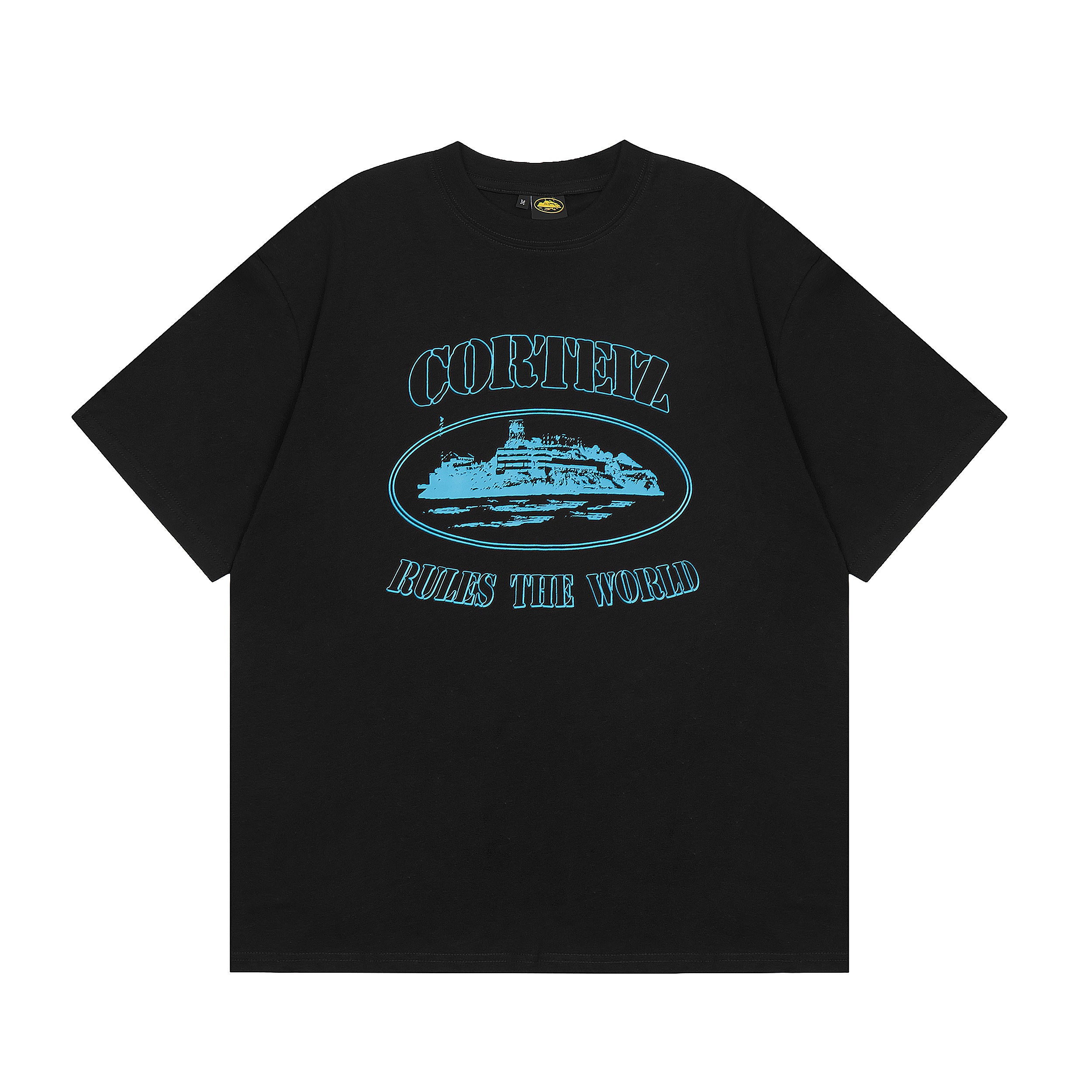 ALCATRAZ BLUE BLACK T-SHIRT