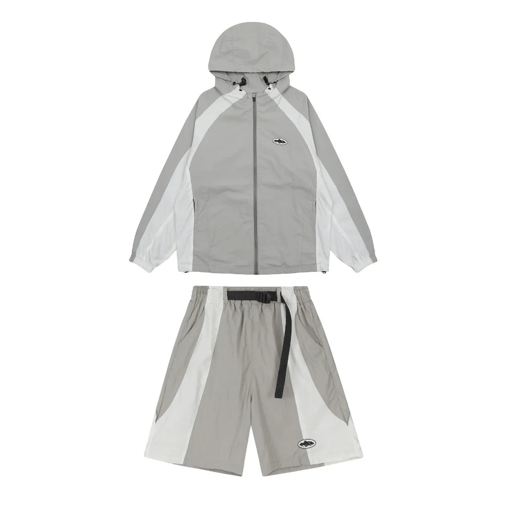 GREY WINDBREAKER