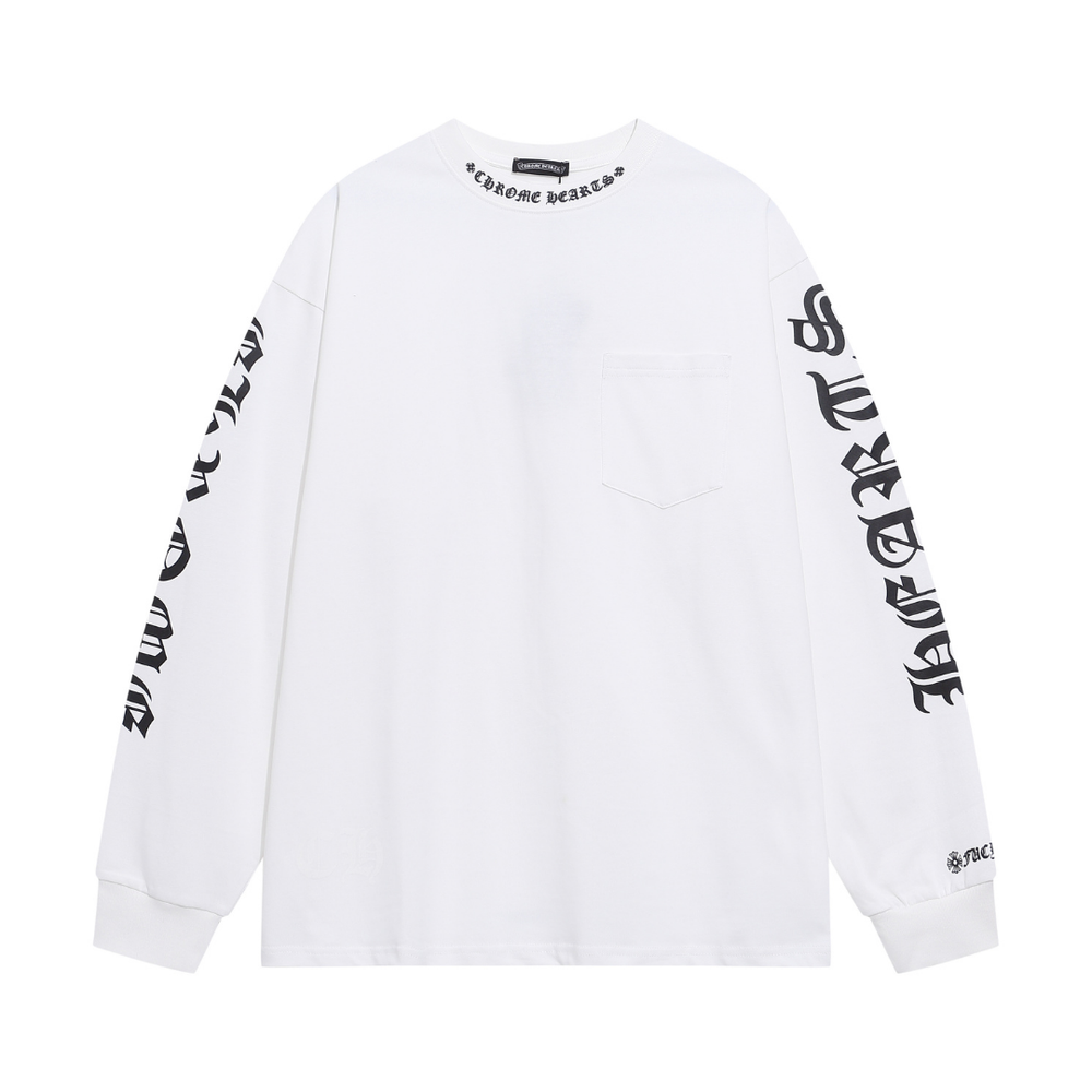 SUDADERA CHROME HEARTS BLANCO