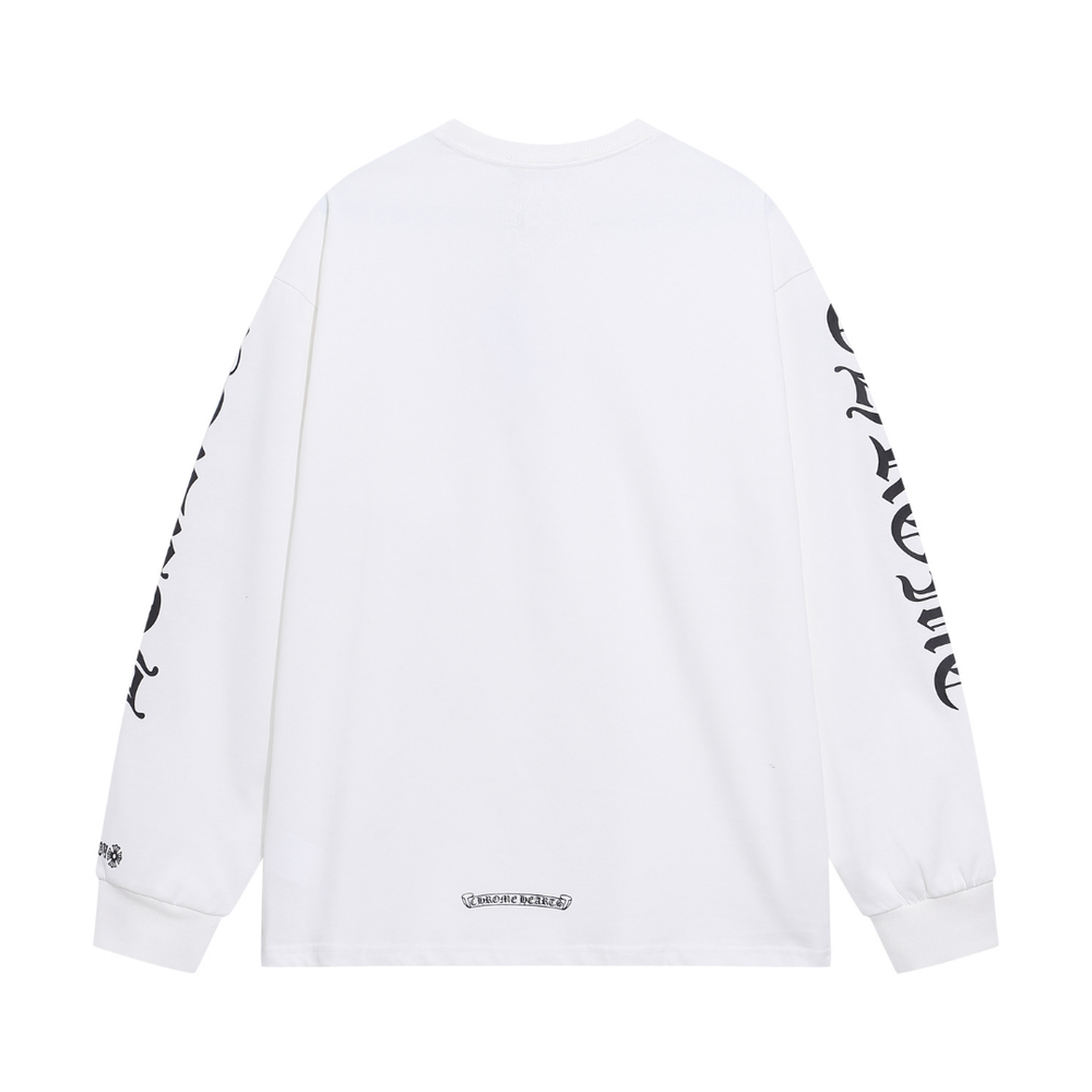 SUDADERA CHROME HEARTS BLANCO
