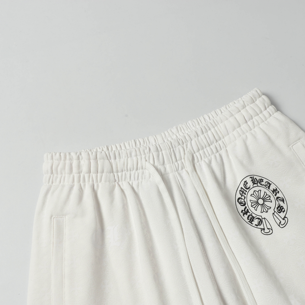 PANTALON CORTO CHROME HEARTS BLANCO