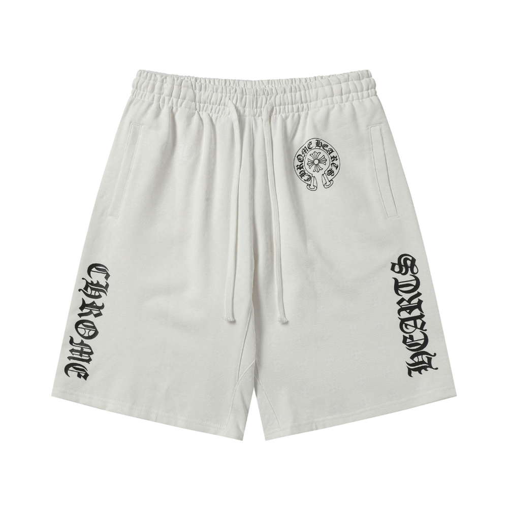 PANTALON CORTO CHROME HEARTS BLANCO