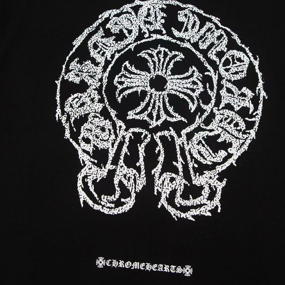 CAMISETA CHROME HEARTS NEGRO