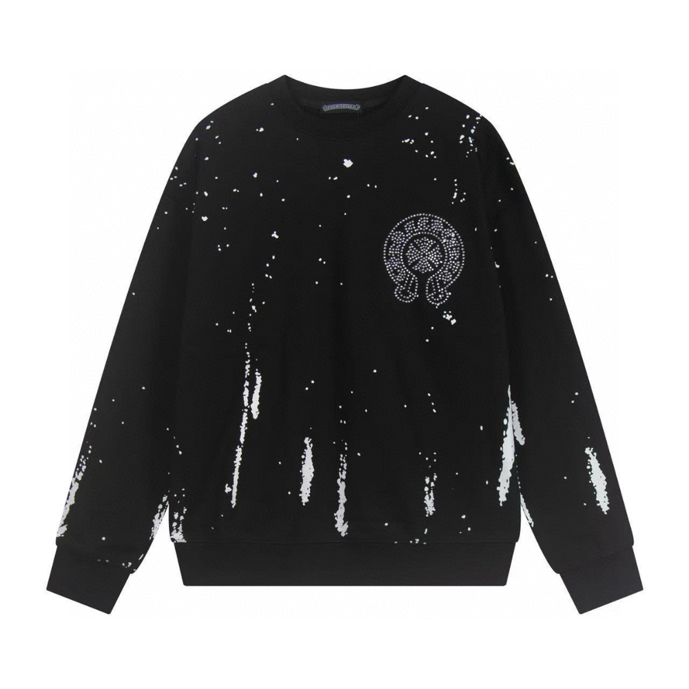 SUDADERA CHROME HEARTS NEGRO