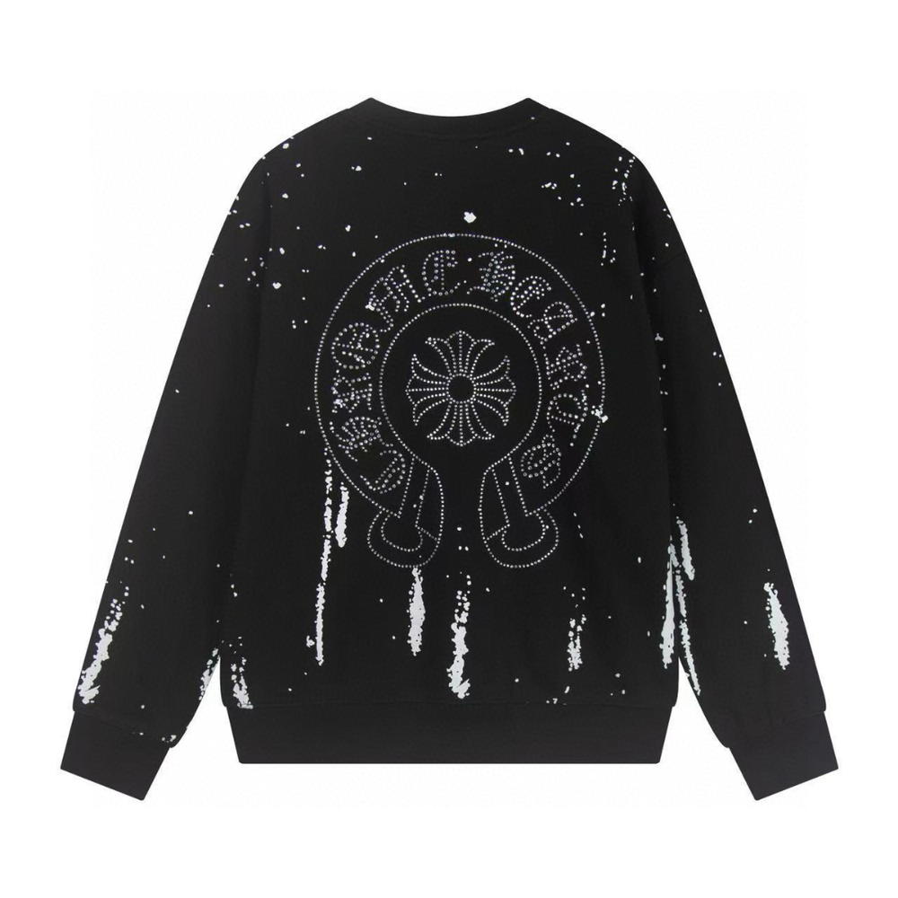 SUDADERA CHROME HEARTS NEGRO