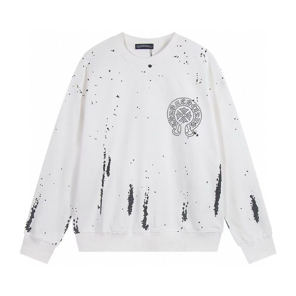SUDADERA CHROME HEARTS BLANCO