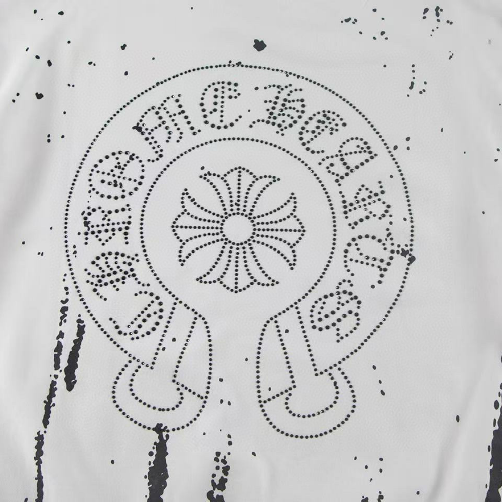SUDADERA CHROME HEARTS BLANCO