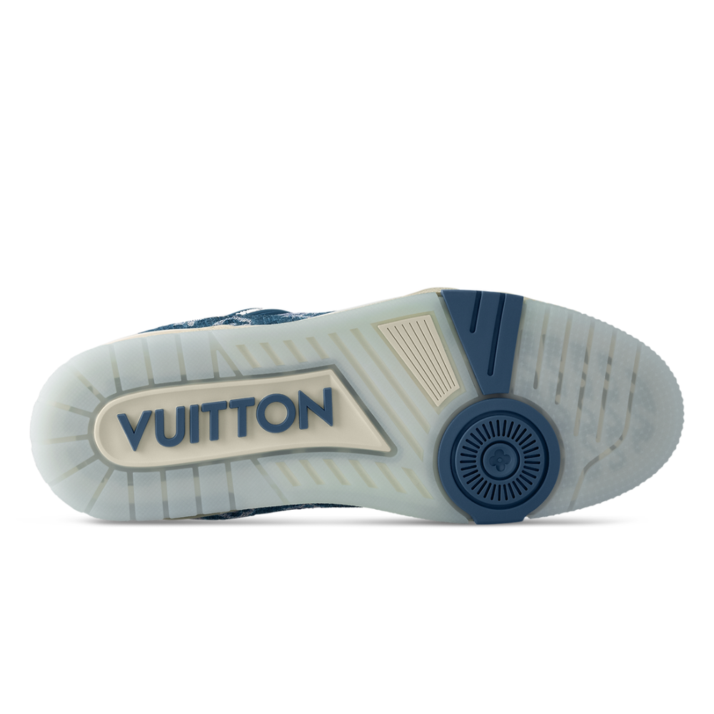 LV MONOGRAM DENIM BLUE TRAINER