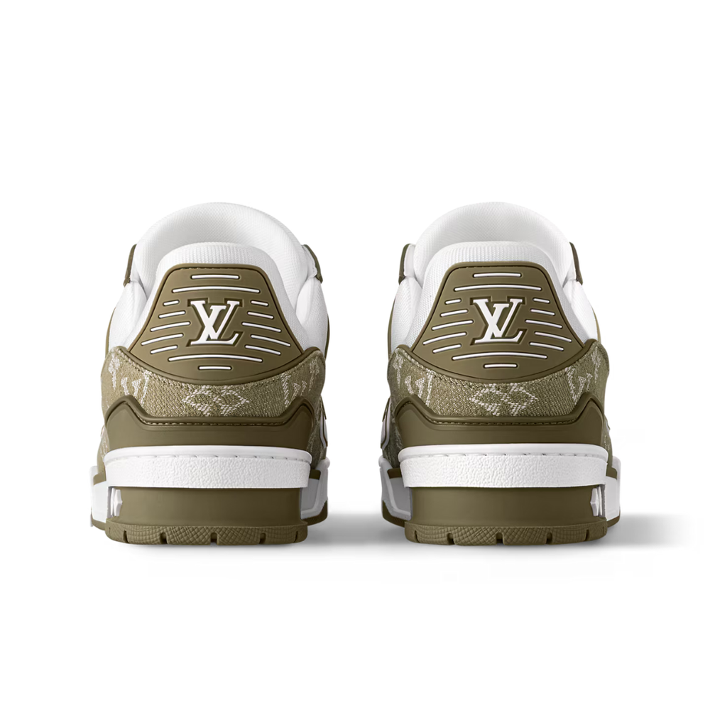LV MONOGRAM OLIVE GREEN TRAINER