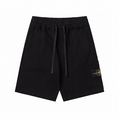 STONE MONOGRAM SHORTS