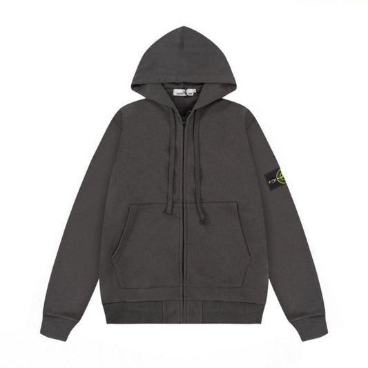 STONE HOODED JACKET