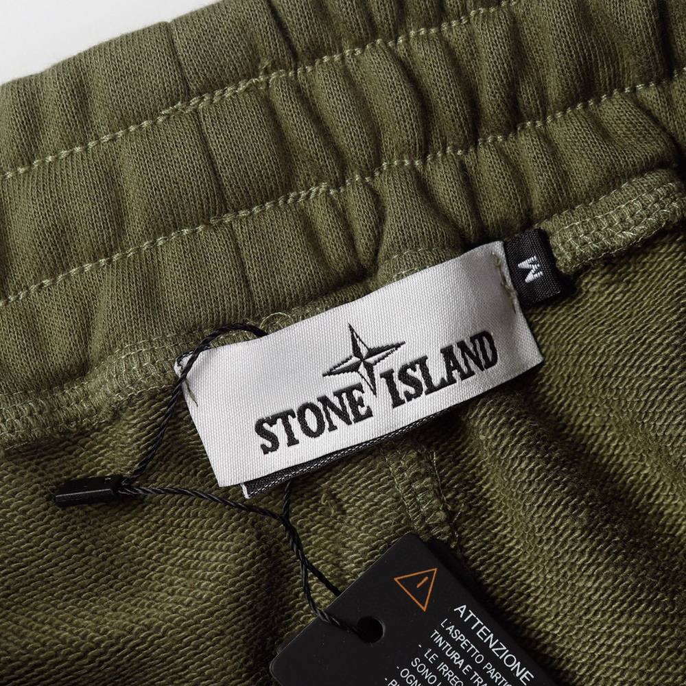 STONE MONOGRAM SHORTS
