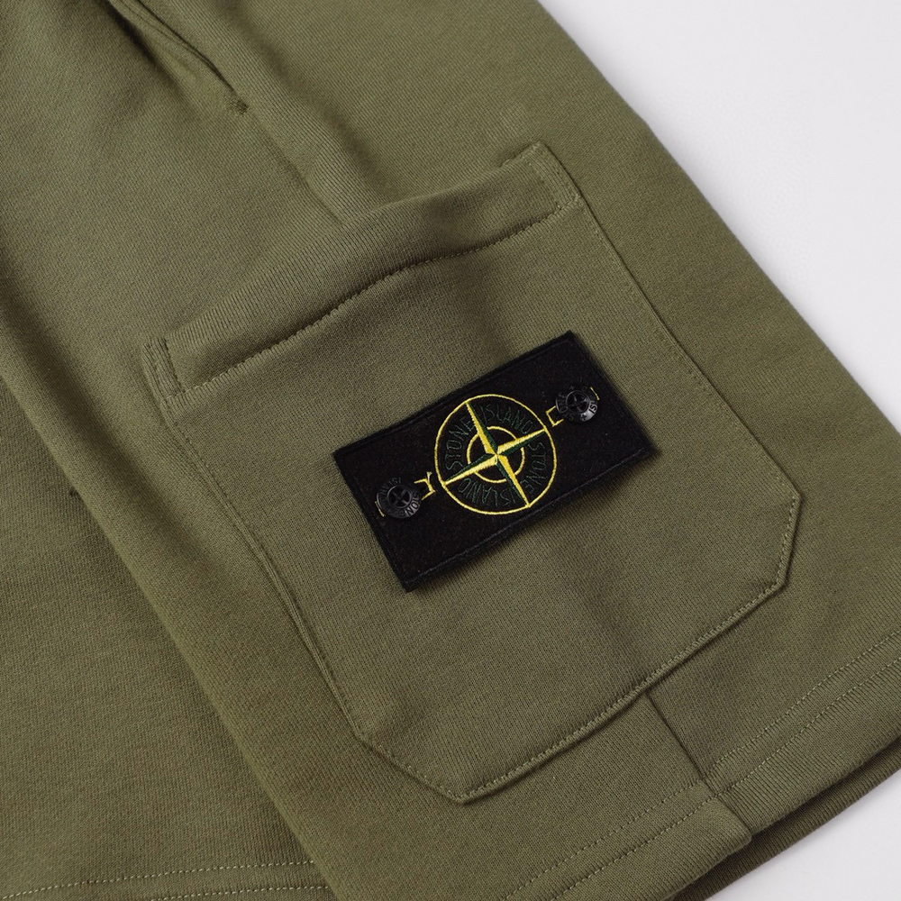 STONE MONOGRAM SHORTS