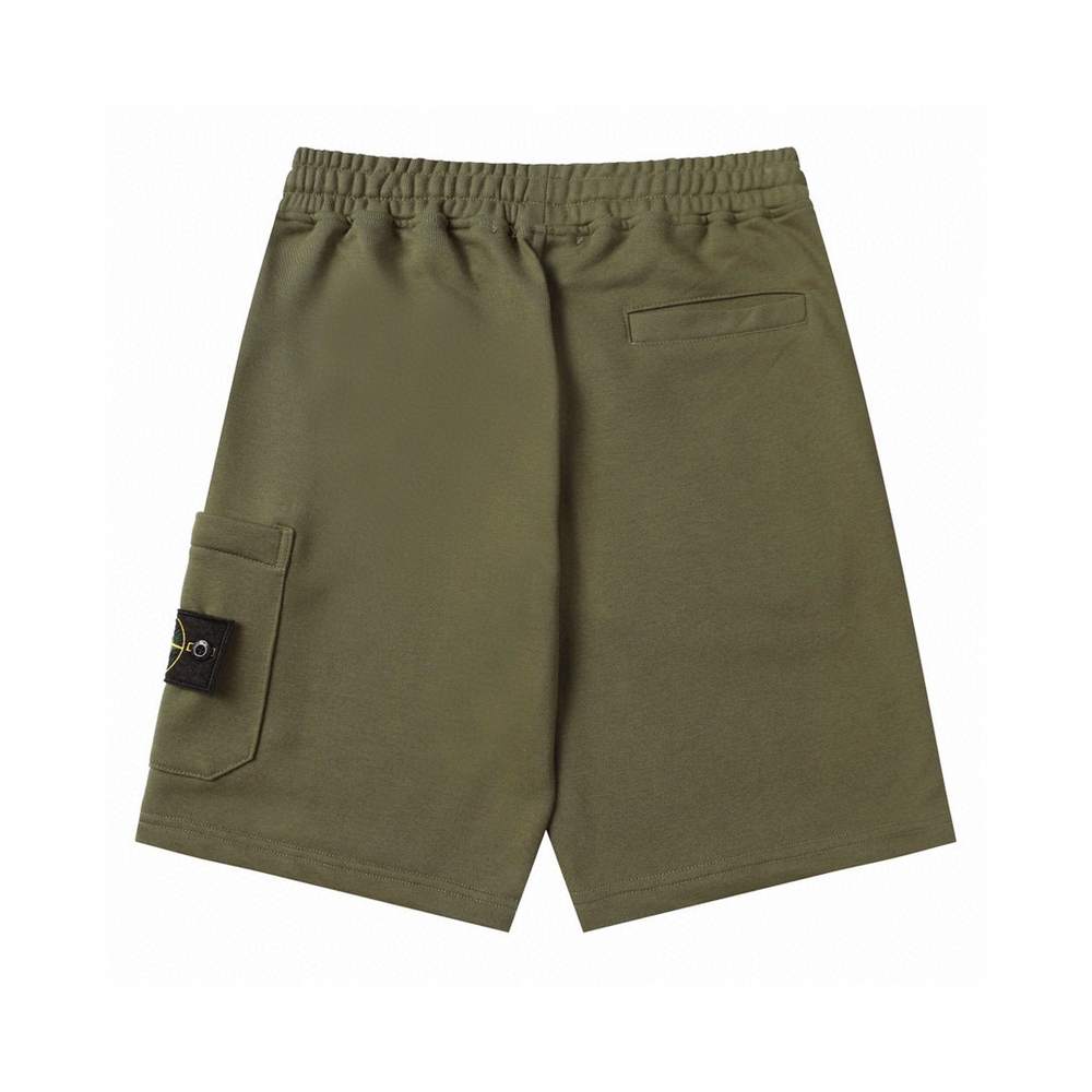 STONE MONOGRAM SHORTS