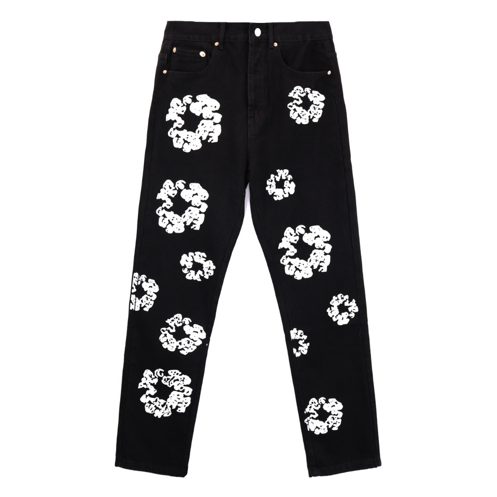 DENIM TEARS BLACK JEANS